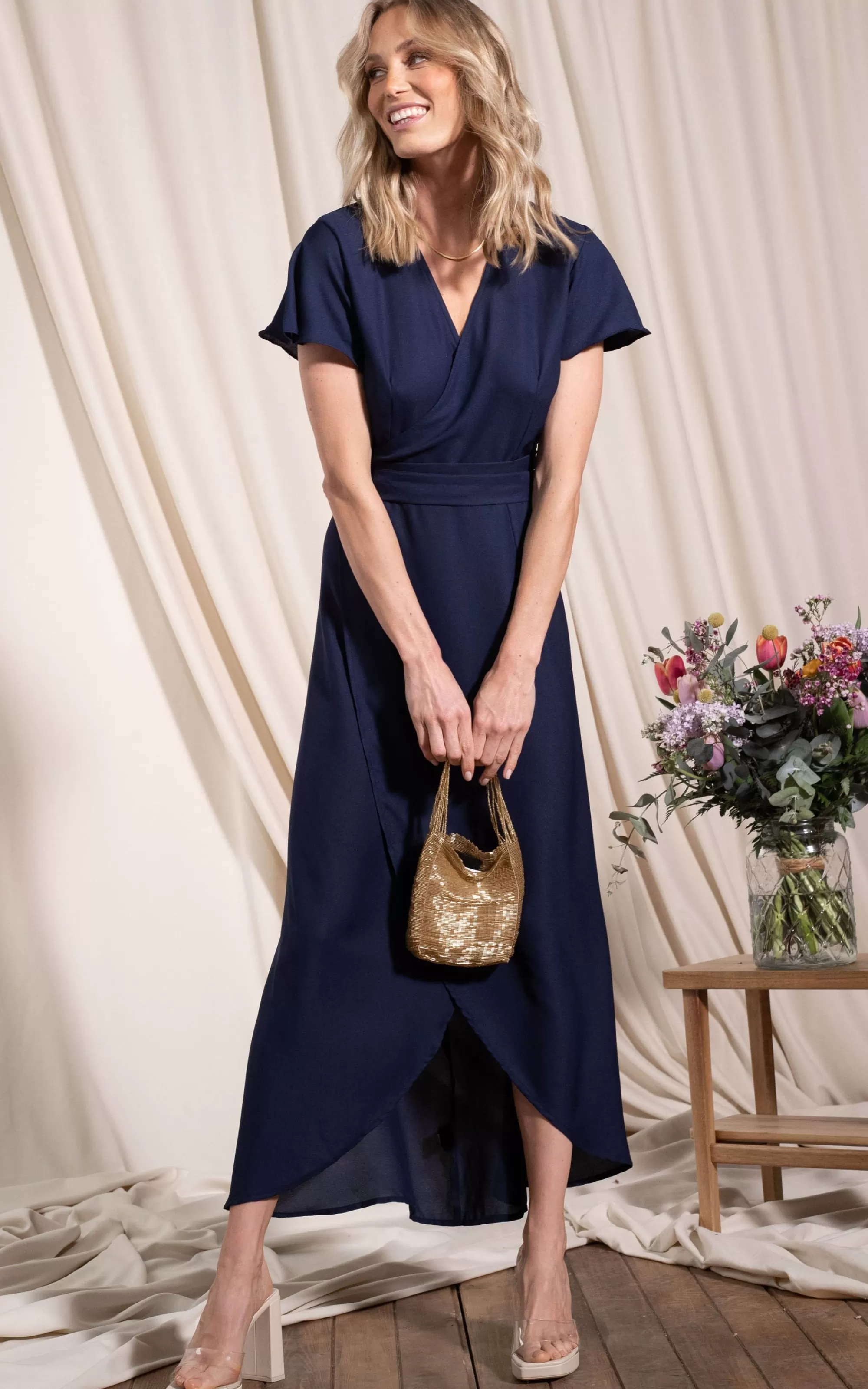 Dresses>Dancing Leopard Cayenne Dress In Navy