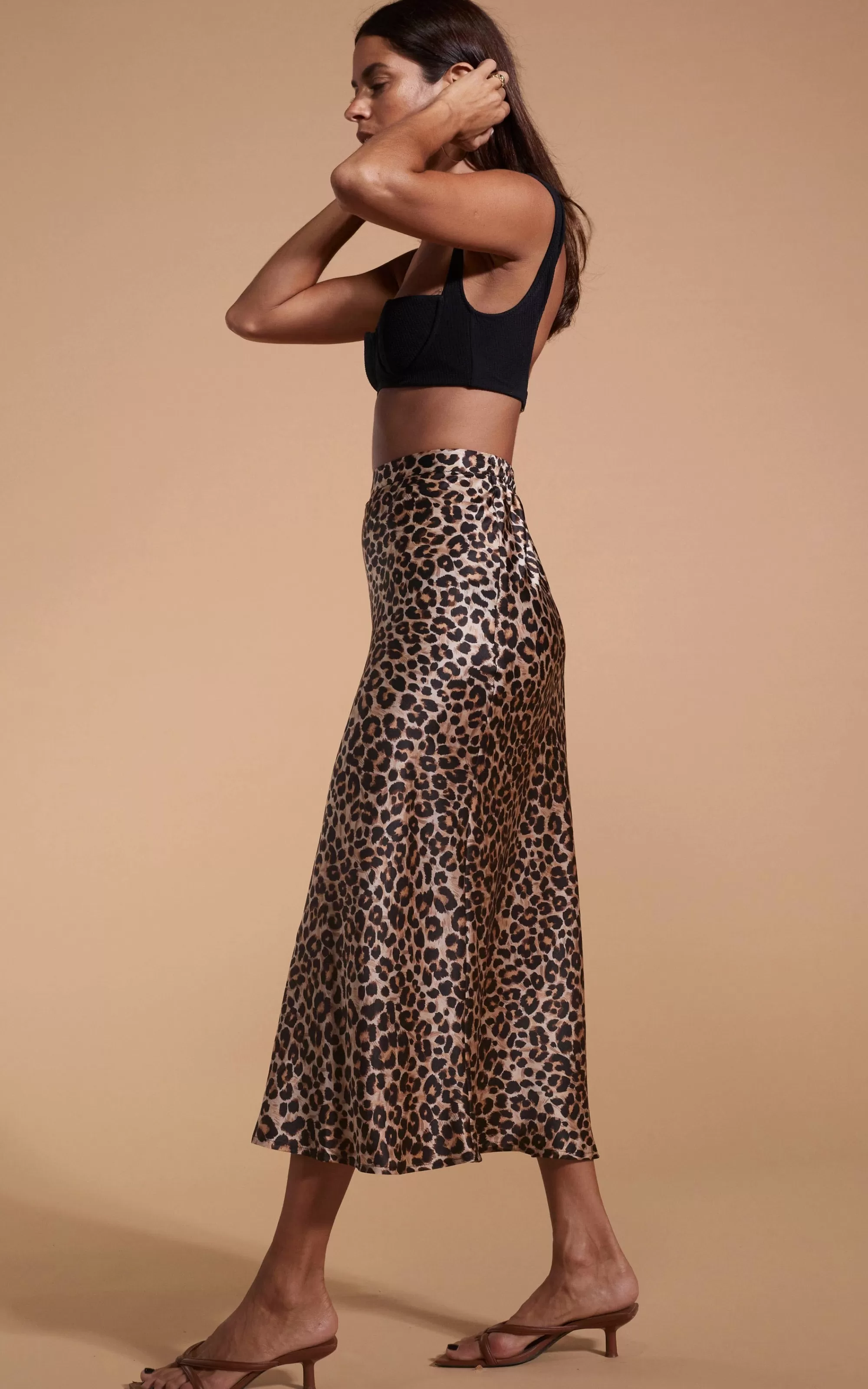 Skirts>Dancing Leopard Renzo Skirt In Rich Leopard
