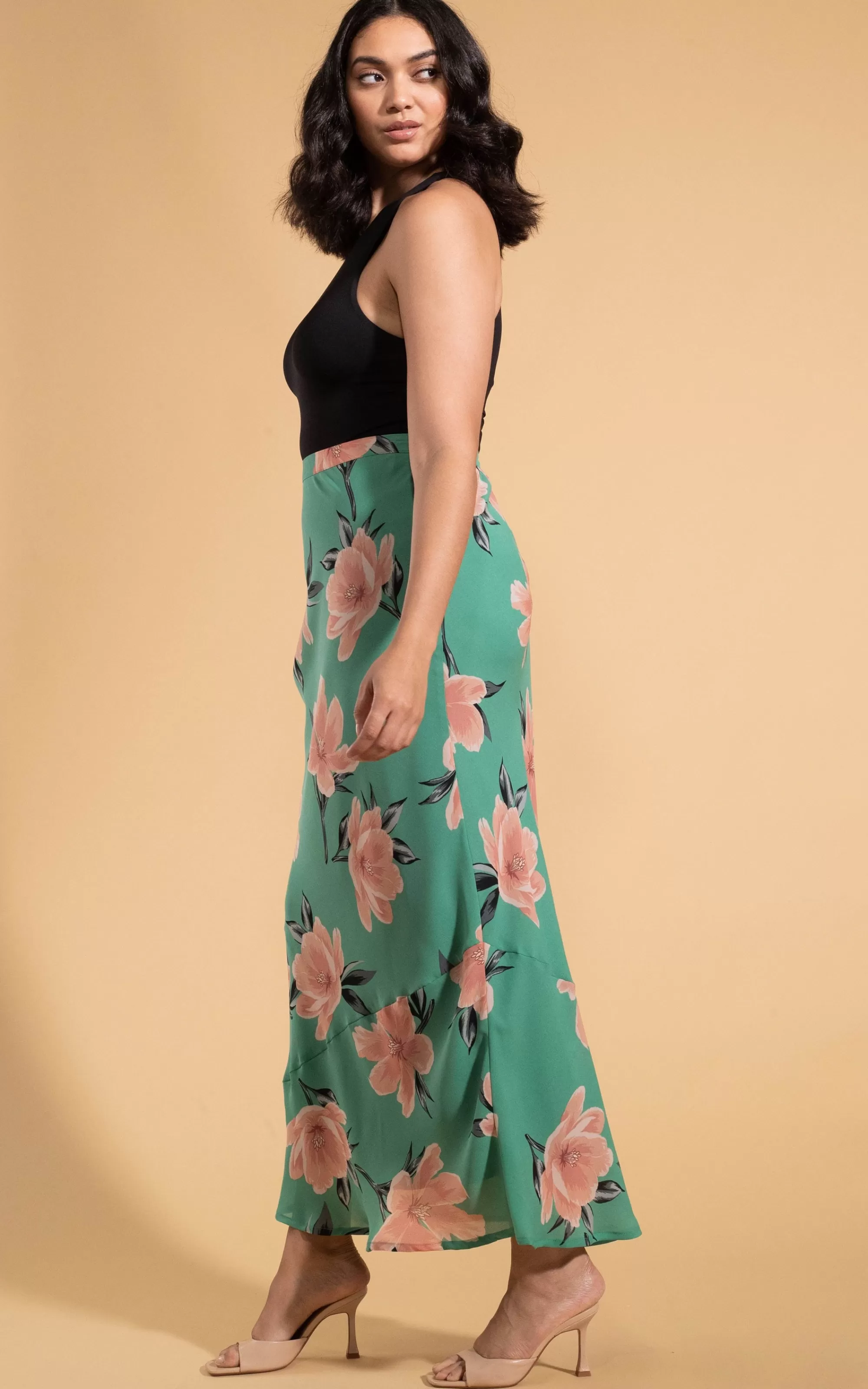 Skirts>Dancing Leopard Sophie Skirt In Sage Base Tulip